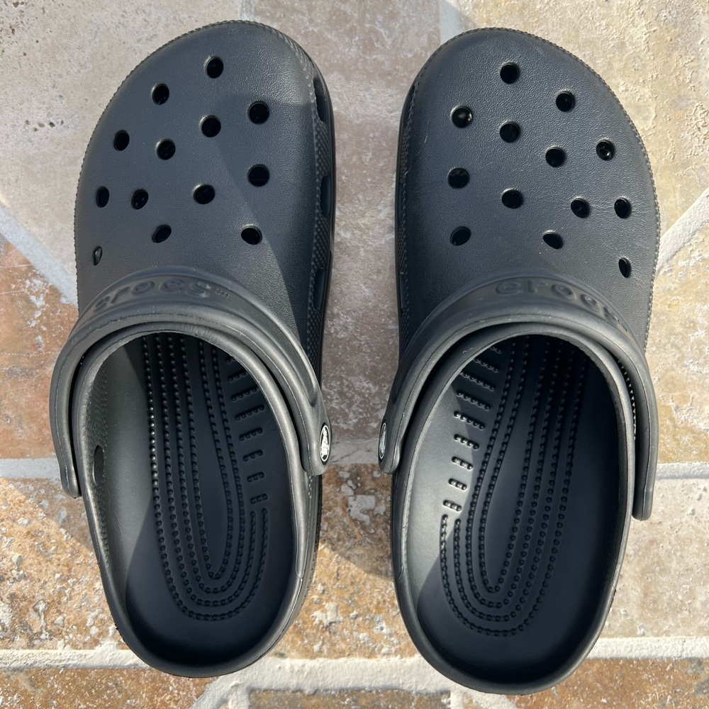CROCS Black Ventilated Clogs